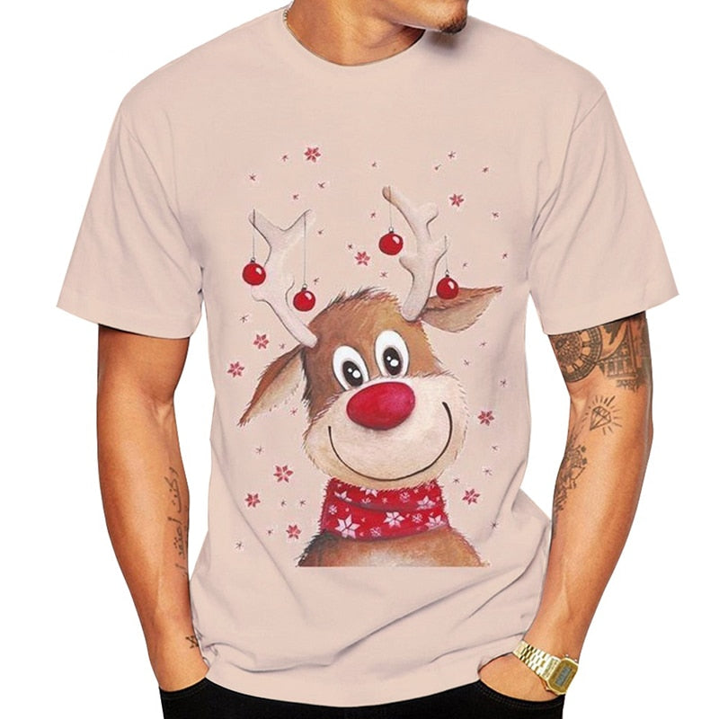 Crăciun tricou Merry renul vesel