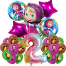 Set mare de baloane de ziua de naștere Mașa și ursul - mai multe variante