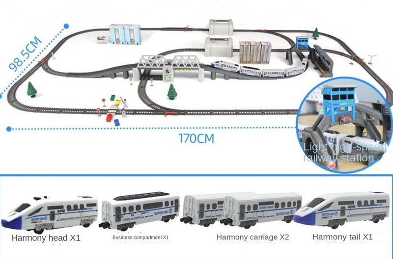 Circuit electric de tren pentru copii - mai multe variante