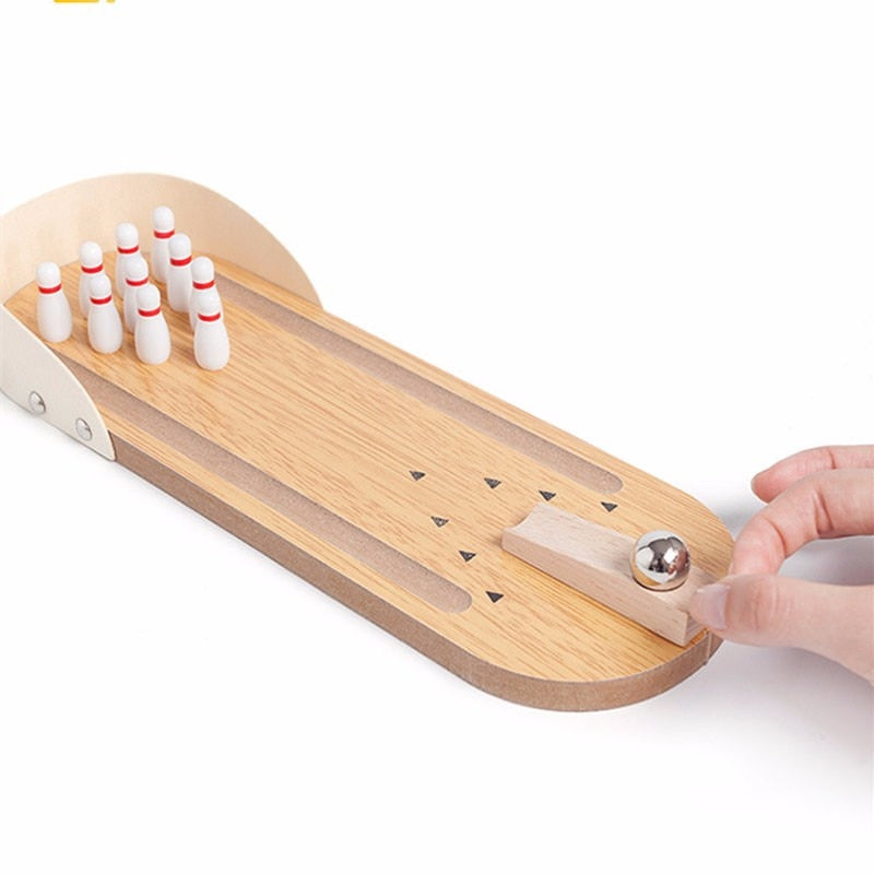 Masă de bowling din lemn