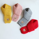 Eșarfă pentru copii cu ursuleț de pluș - mai multe variante