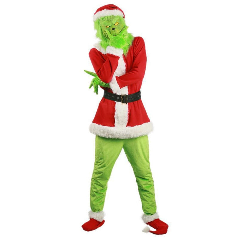 Costum și mască Grinch - mai multe variante