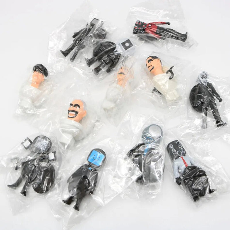 Figurine Skibidi Toaletă - 12 buc