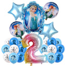 Set mare de baloane de ziua de naștere Frozen - mai multe variante
