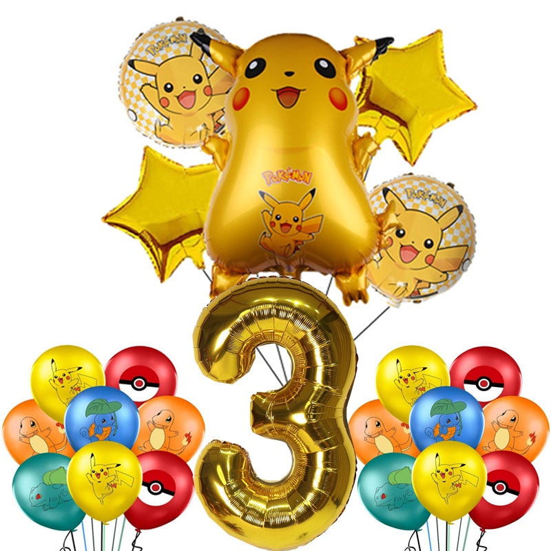 Set mare de baloane Pikachu - mai multe variante