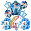 Set mare de baloane de ziua de naștere Frozen - mai multe variante