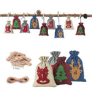 Săculețe pentru calendar de advent - mai multe variante