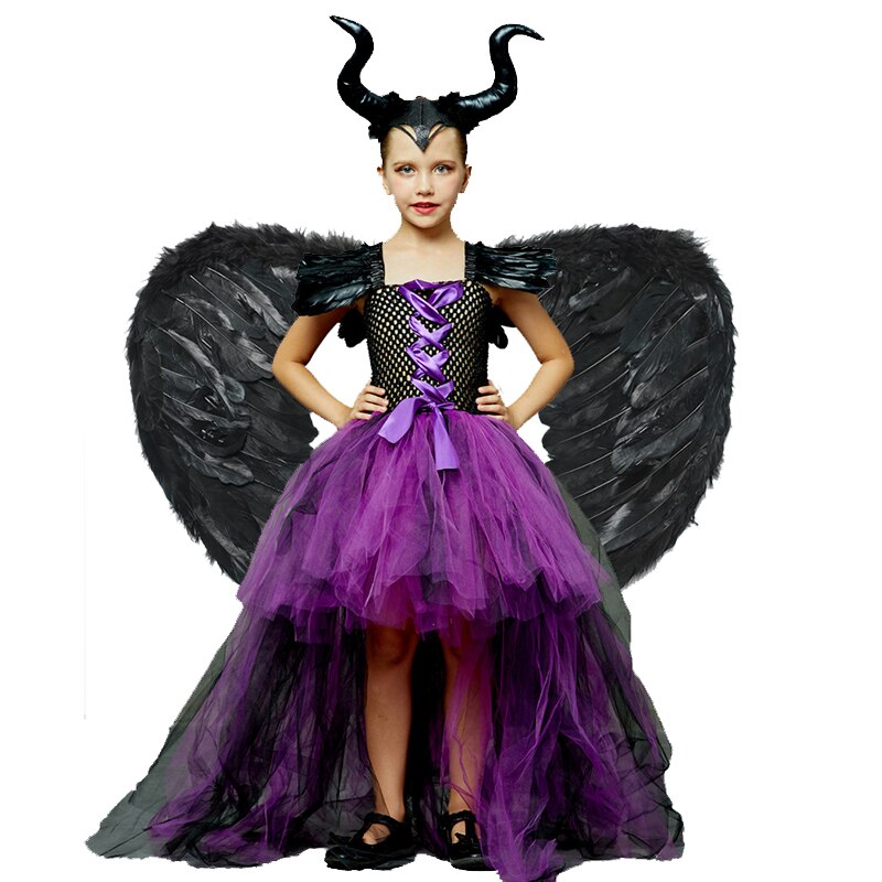 Costum pentru copii Maleficent - Regina Magiei Negre - mai multe variante