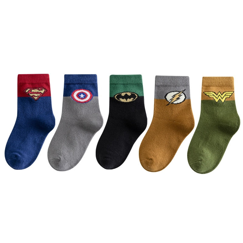 Șosete pentru copii Superhero 5 buc - mai multe variante