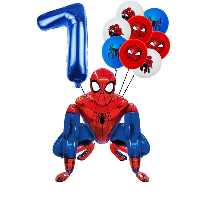 Set de baloane de ziua de naștere Spiderman - mai multe variante