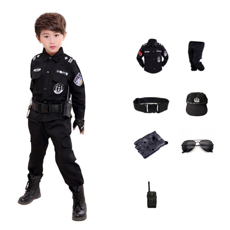 Costum pentru copii ofițer SWAT - mai multe variante