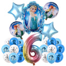Set mare de baloane de ziua de naștere Frozen - mai multe variante