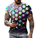 Tricou de designer pentru bărbați cu imprimare 3D - mai multe variante