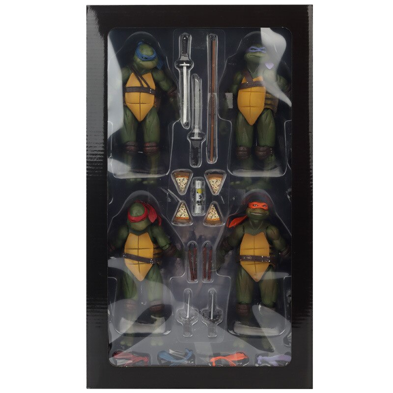 Figurine de design Țestoasele Ninja - 4 buc