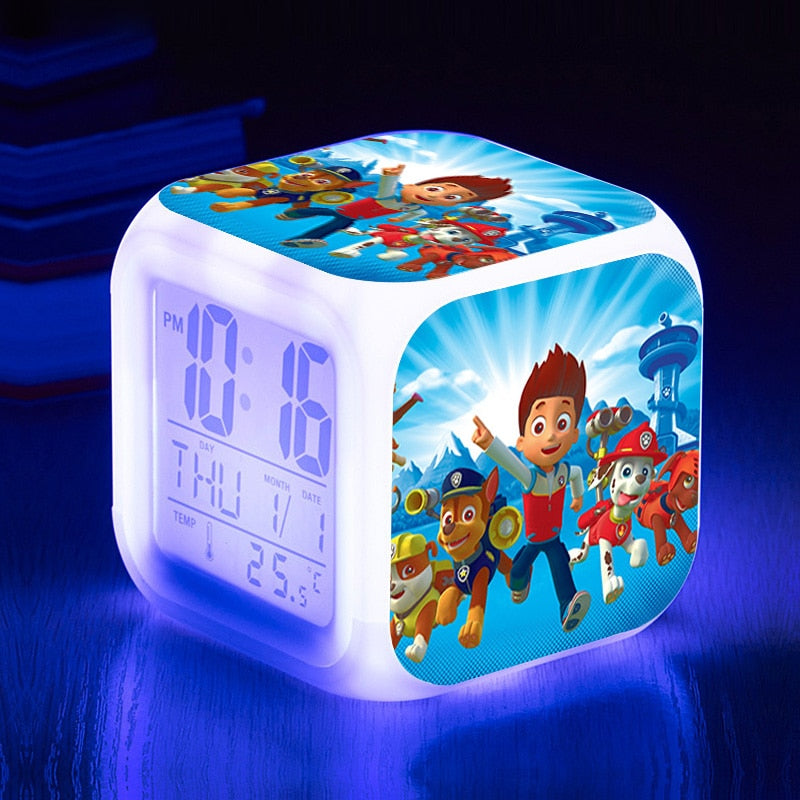 Ceas de alarmă LED PAW Patrol - mai multe variante