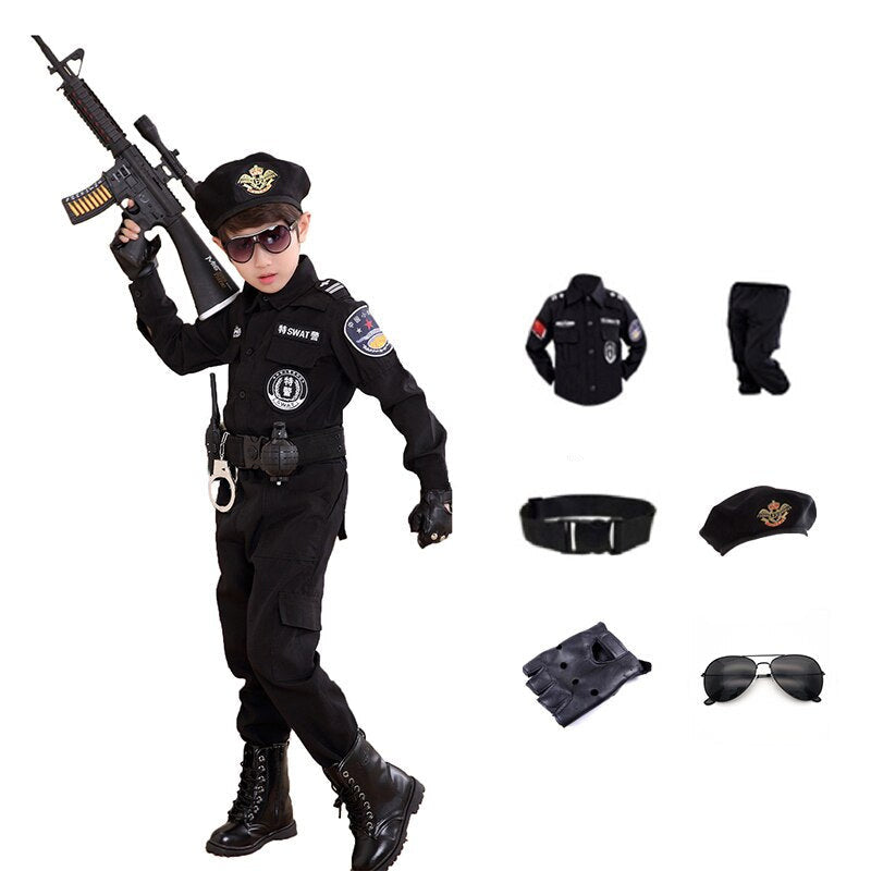 Costum pentru copii ofițer SWAT - mai multe variante