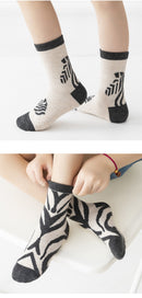 Șosete cu zebră pentru copii - 5 buc