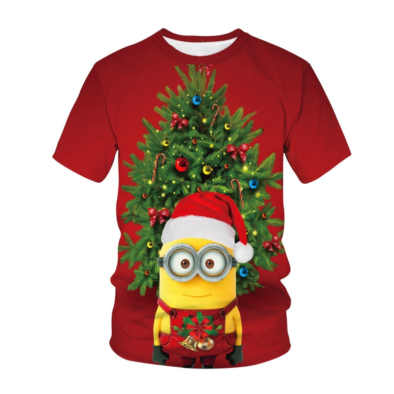 Crăciun T-shirt Minions