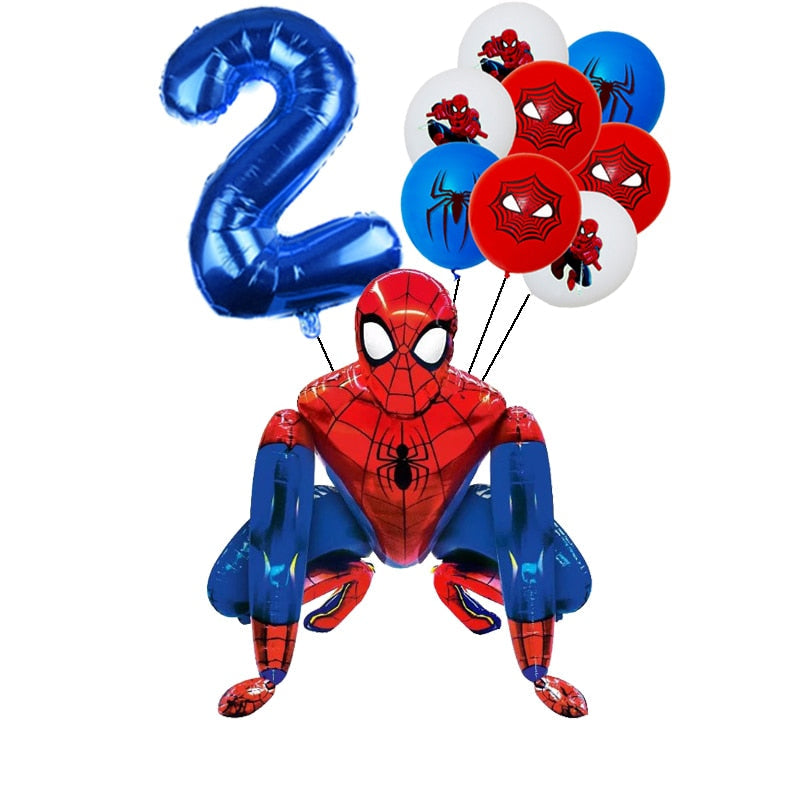 Set de baloane de ziua de naștere Spiderman - mai multe variante