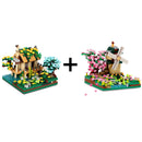 Set de construcție copac sakura - mai multe variante