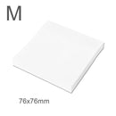 Bloc de etichete adezive albe - mai multe mărimi