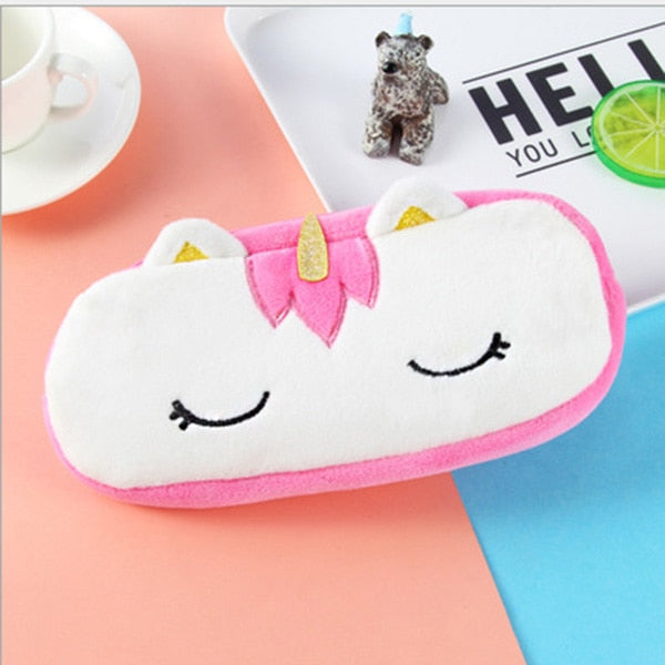 Colorat caz creion școală școală unicorn - mai multe culori