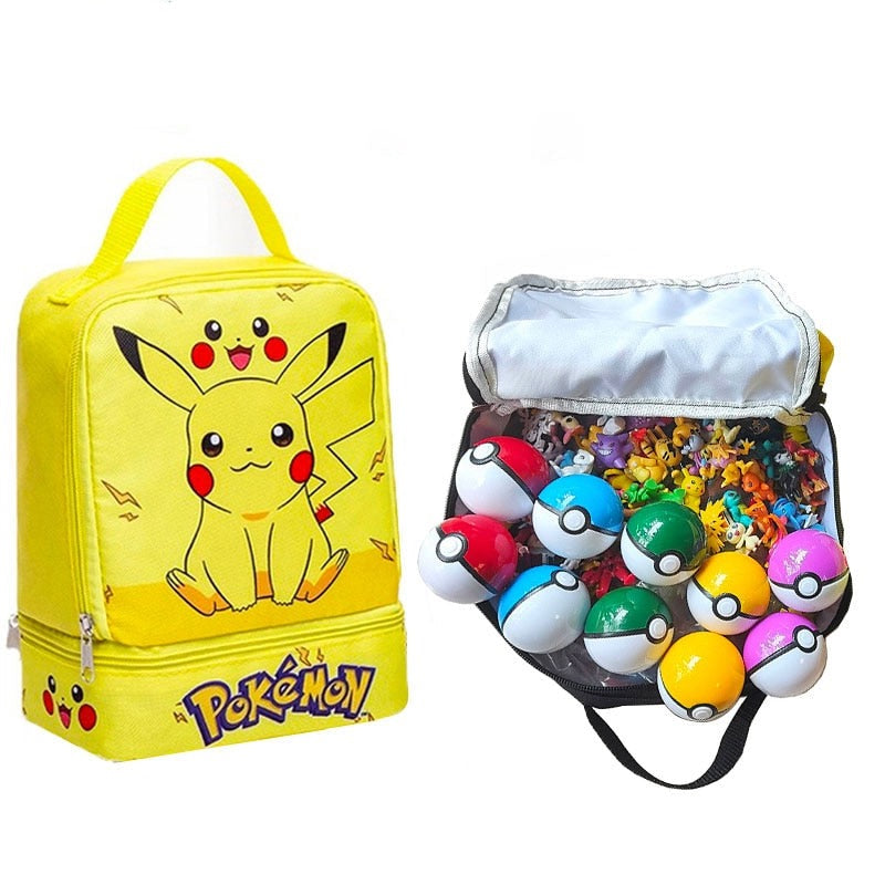 Geantă Pikachu plină cu figurine Pokemon - mai multe variante