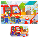 Puzzle pentru copii 60 de piese cu cutie - mai multe variante