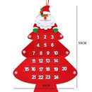 Calendar de advent mare suspendat - mai multe variante