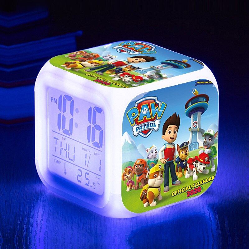 Ceas de alarmă LED PAW Patrol - mai multe variante