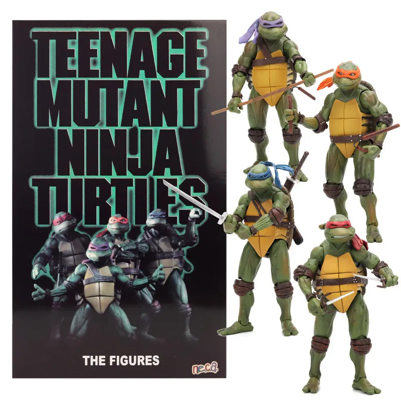 Figurine de design Țestoasele Ninja - 4 buc