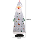 Calendar de advent mare suspendat - mai multe variante