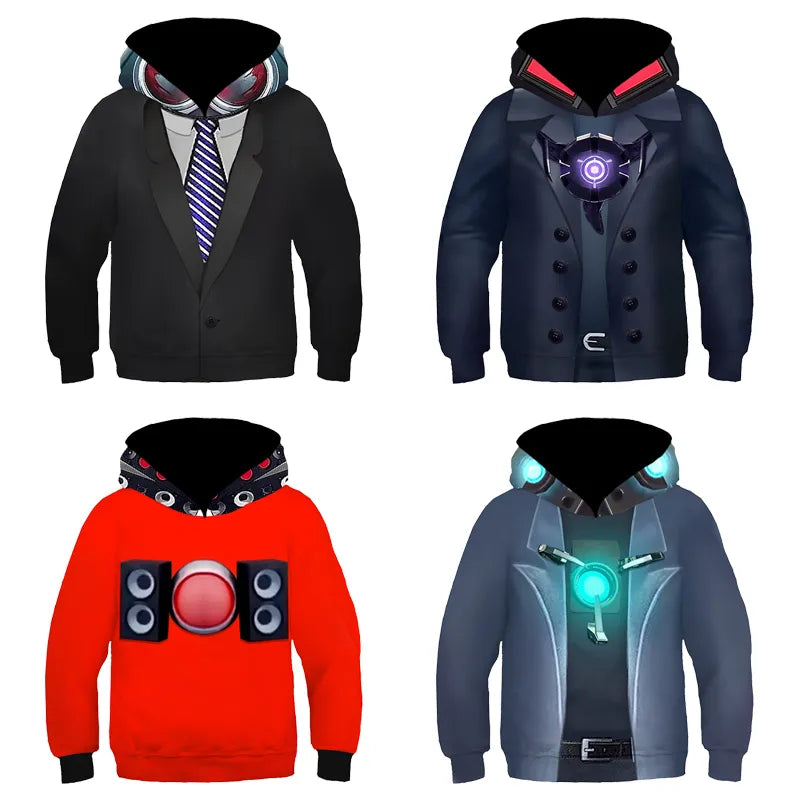Skibidi Toilet Sweatshirt - mai multe variante