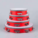 Tamburină roșie - mai multe mărimi