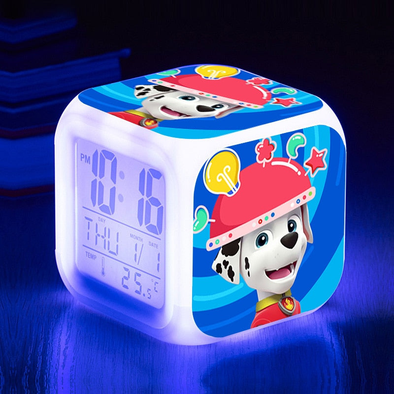 Ceas de alarmă LED PAW Patrol - mai multe variante