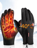 Mănuși calde cu fermoar - mai multe culori