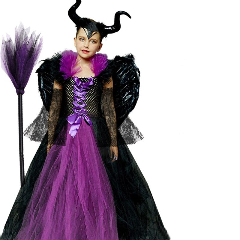 Costum pentru copii Maleficent - Regina Magiei Negre - mai multe variante