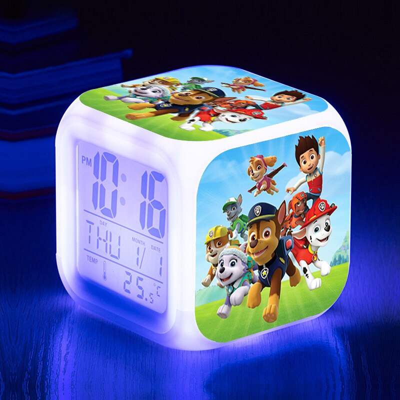 Ceas de alarmă LED PAW Patrol - mai multe variante