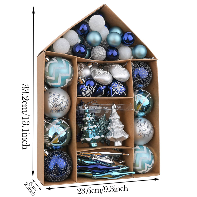 Set mare de decorațiuni de Crăciun 70 buc - mai multe variante