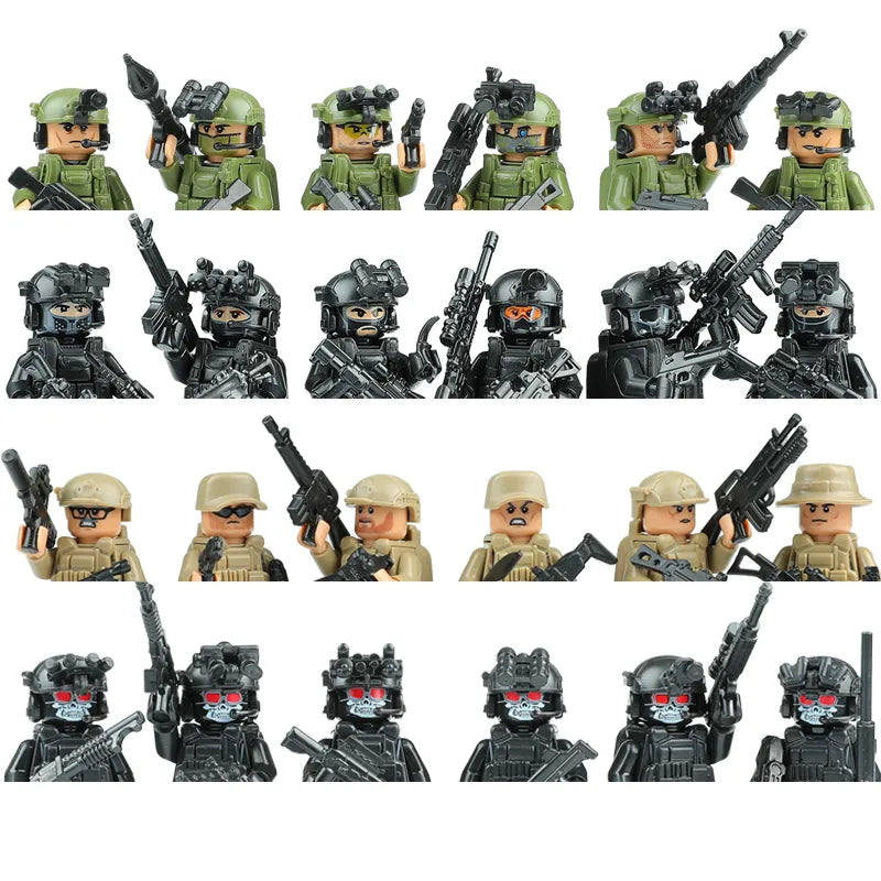 Figurine soldați pentru Lego 6 buc - mai multe variante