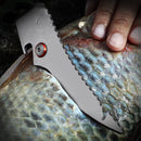 Foarfecă multifuncțională cu cuțit și ferăstrău - mai multe culori