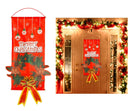Steagul decorativ de Crăciun pe ușă - mai multe variante