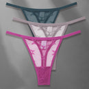 Tanga cu ochiuri de plasă pentru femei 3 buc - mai multe variante