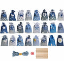 Săculețe pentru calendar de advent - mai multe variante