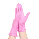 Mănuși de unică folosință din nitril 100 buc - roz