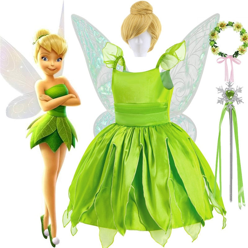 Costum pentru fete Tinkerbell - mai multe variante