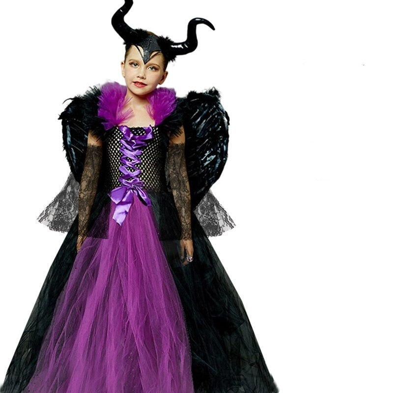 Costum pentru copii Maleficent - Regina Magiei Negre - mai multe variante