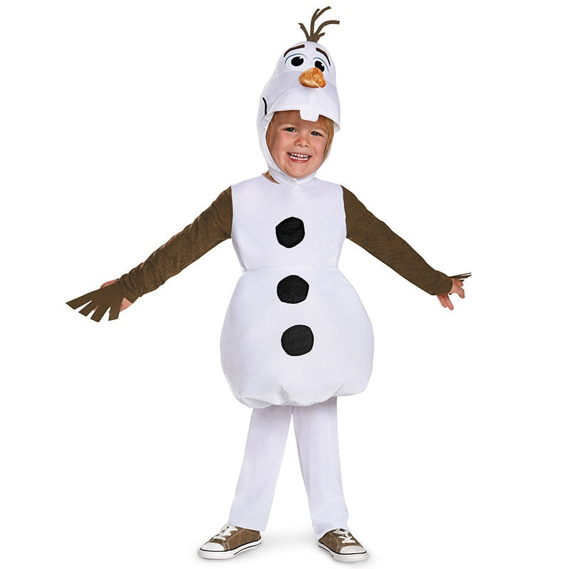 Costum pentru copii de om de zăpadă Olaf