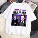 Tricou alb pentru femei Miercuri - mai multe variante