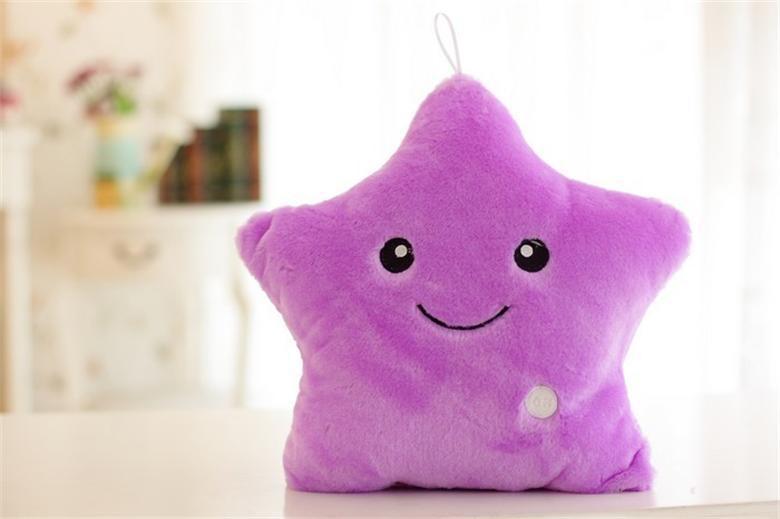 Plush cu lumini stea și inimă - mai multe variante